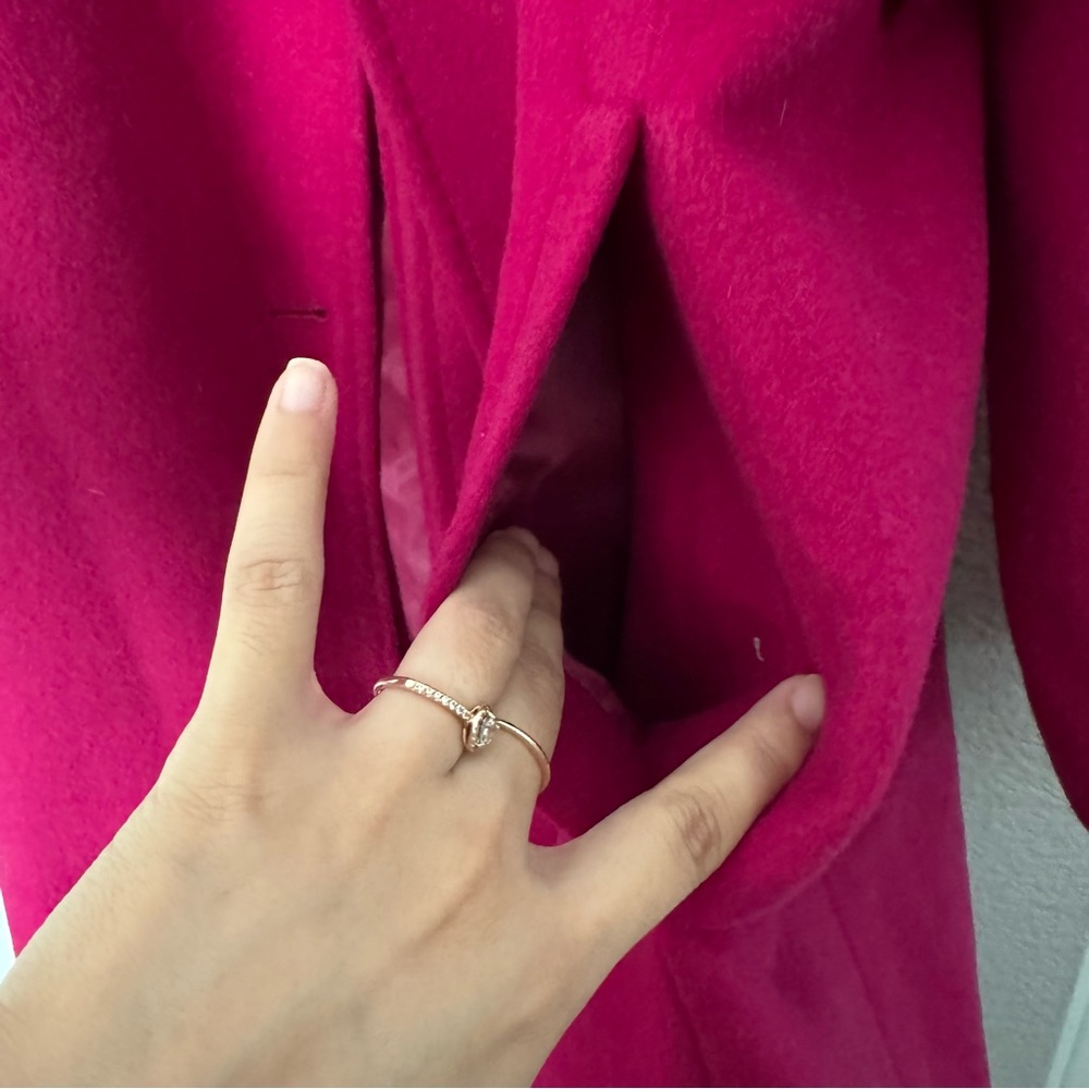 MICHAEL Michael Kors • Coat • Pink • Wool Blend • XL • Fall Winter • Belt - Picture 4 of 14